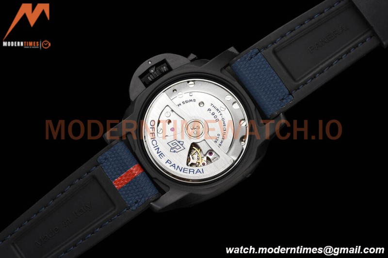 Panerai - PAM1408 Luminor Quaranta Luna Rossa 40mm DLC/RU Blue VSF P900