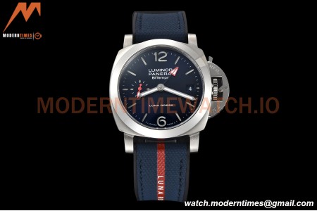 Panerai - PAM1404 Luminor Quaranta BiTempo GMT 40mm SS/RU Blue VSF P900