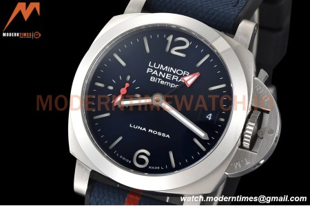 Panerai - PAM1404 Luminor Quaranta BiTempo GMT 40mm SS/RU Blue VSF P900