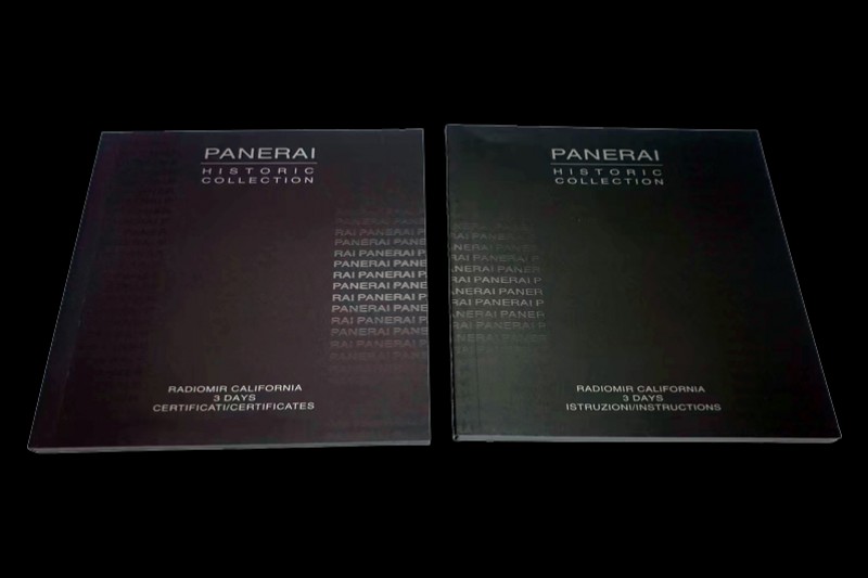 Panerai - Brown Wooden Box Set 1:1 Top Quality with Full Set of Booklets and Card