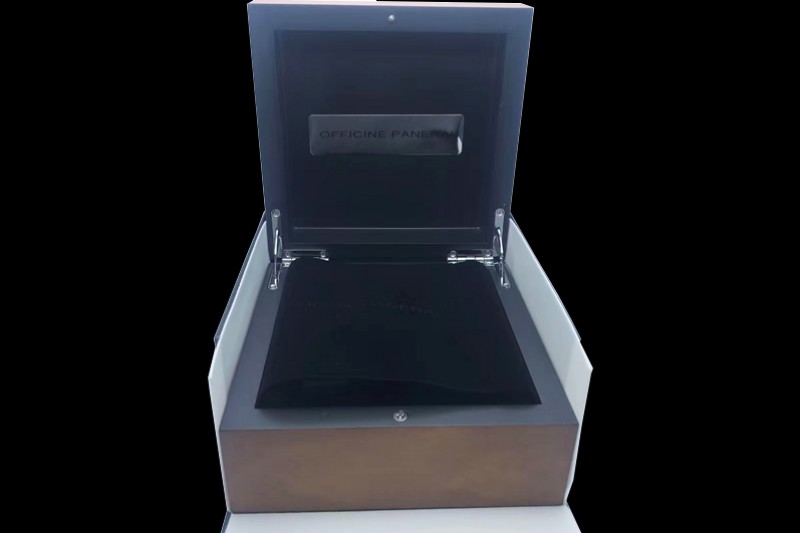 Panerai - Brown Wooden Box Set 1:1 Top Quality with Full Set of Booklets and Card