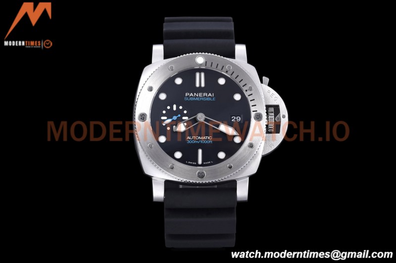 Panerai - PAM1229 Submersible Quaranta 44mm SS/RU Blk TTF P9010
