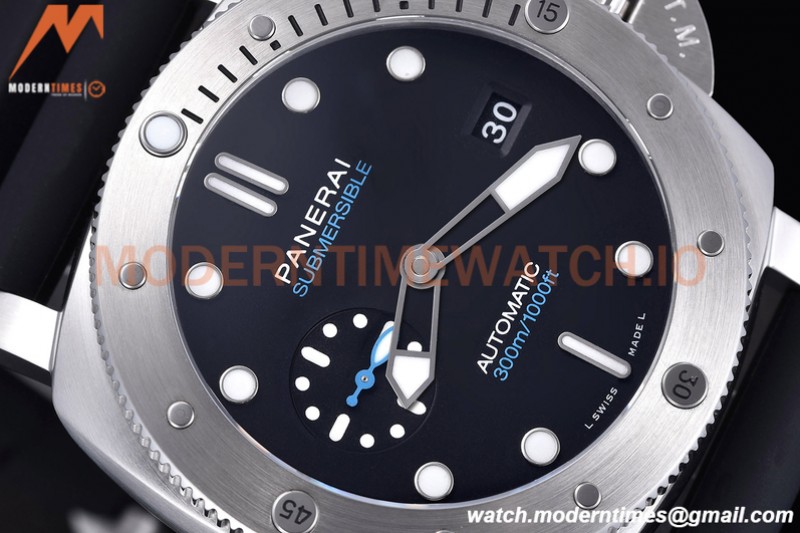Panerai - PAM1229 Submersible Quaranta 44mm SS/RU Blk TTF P9010