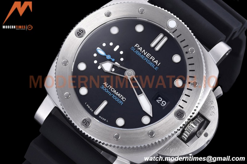 Panerai - PAM1229 Submersible Quaranta 44mm SS/RU Blk TTF P9010