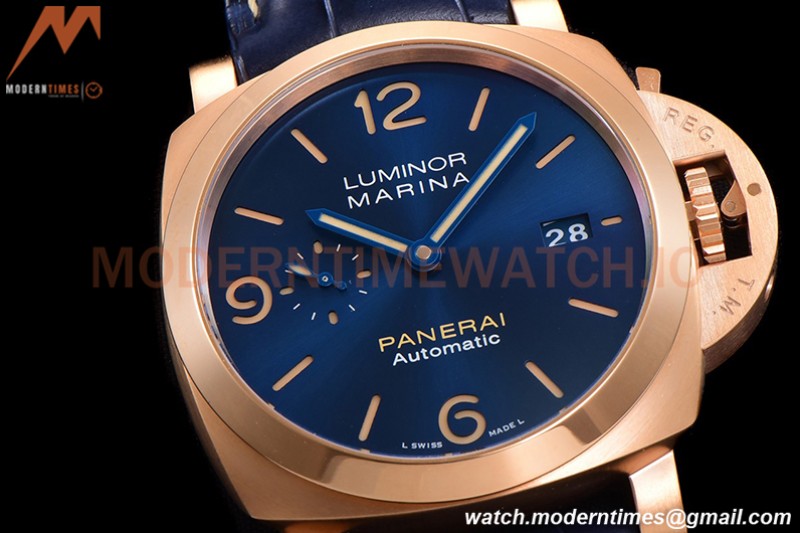 Panerai - PAM1114 Luminor Marina Automatic 44mm RG/LE Blue VSF P9010