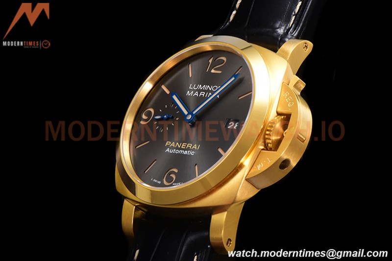 Panerai - PAM1115 Luminor Marina Automatic 44mm YG/LE Grey VSF P9010