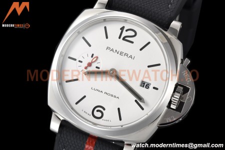 Panerai - PAM1381 Luminor Due Luna Rossa 42mm SS/RU White VSF P900