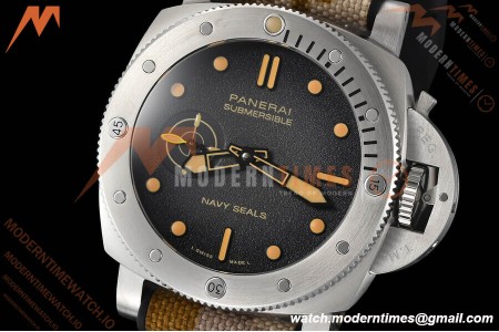 Panerai - PAM1518 Submersible QuarantaQuattro Navy SEALs 44mm SS/RU G-Black VSF P900