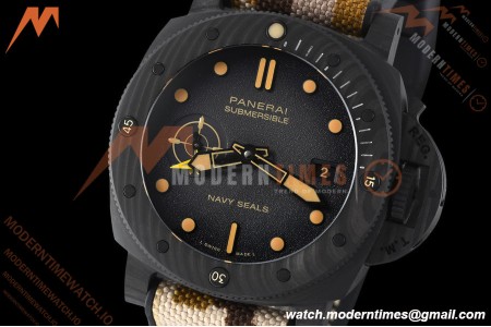 Panerai - PAM1513 Submersible QuarantaQuattro GMT Navy SEALs 44mm CAB/RU G-Black VSF P900