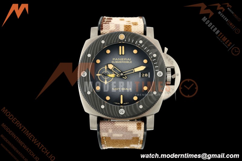 Panerai - PAM1669 Submersible Navy SEALs Titanio 47mm TI/CAR/RU G-Black VSF P900