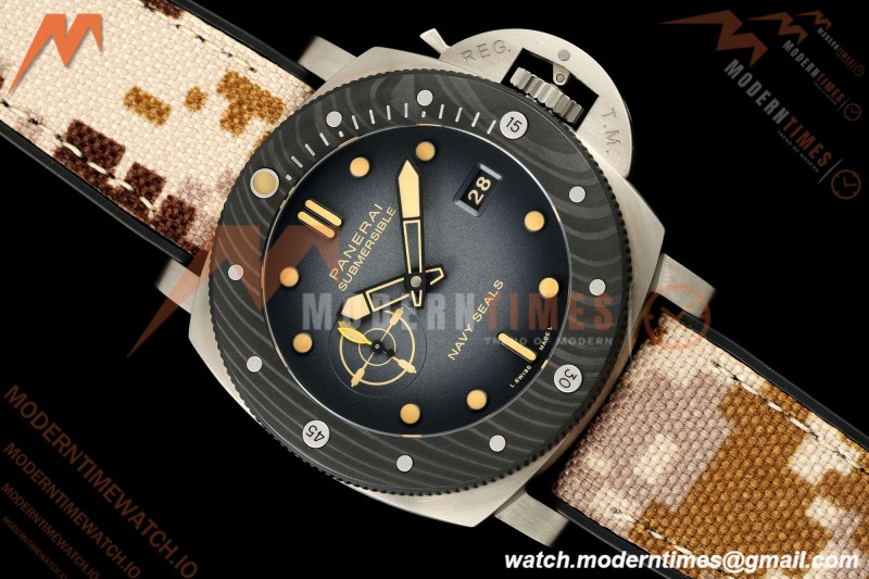 Panerai - PAM1669 Submersible Navy SEALs Titanio 47mm TI/CAR/RU G-Black VSF P900