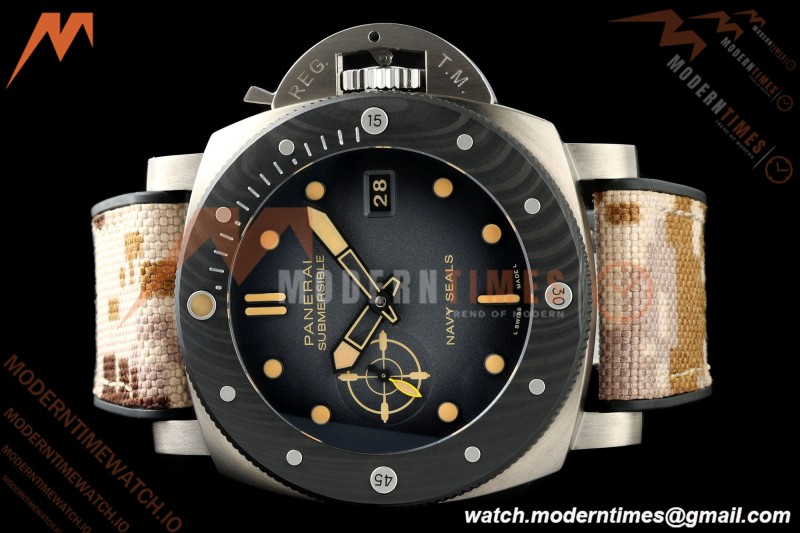 Panerai - PAM1669 Submersible Navy SEALs Titanio 47mm TI/CAR/RU G-Black VSF P900