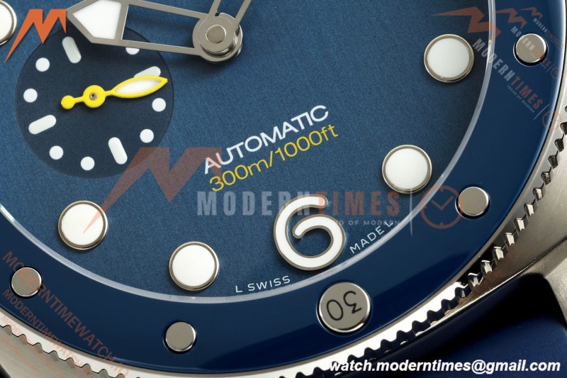 Panerai - PAM1676 Submersible QuarantaQuattro Mike Horn 44mm SS/RU Blue VSF P900 | 파네라이 - PAM1676 섭머서블 콰란타콰트로 마이크 혼 44mm SS/RU 블루 VSF P900
