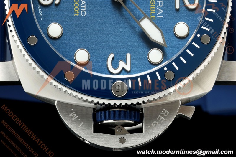 Panerai - PAM1676 Submersible QuarantaQuattro Mike Horn 44mm SS/RU Blue VSF P900 | 파네라이 - PAM1676 섭머서블 콰란타콰트로 마이크 혼 44mm SS/RU 블루 VSF P900