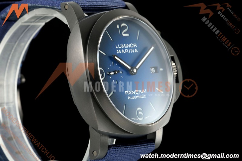 Panerai - PAM2319 Luminor Marina Milan Edition 44mm DLC/NY Blue VSF P9010