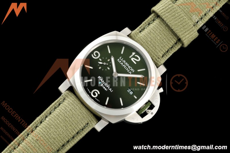 Panerai - PAM1356 Luminor Marina Automatic ESteel Verde Smeraldo 44mm SS/NY Green Dial VSF P9010