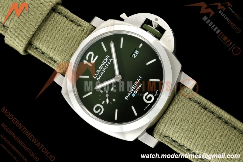 Panerai - PAM1356 Luminor Marina Automatic ESteel Verde Smeraldo 44mm SS/NY Green Dial VSF P9010