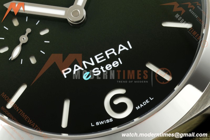 Panerai - PAM1356 Luminor Marina Automatic ESteel Verde Smeraldo 44mm SS/NY Green Dial VSF P9010