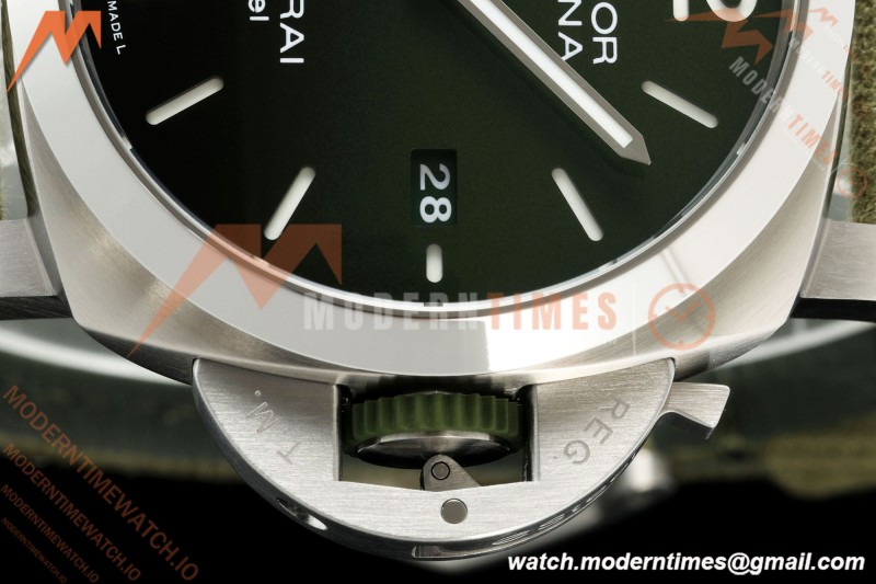 Panerai - PAM1356 Luminor Marina Automatic ESteel Verde Smeraldo 44mm SS/NY Green Dial VSF P9010