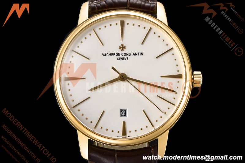Vacheron Constantin - Patrimony 85180 YG/Brn/LE White GDF MY8215 | 바쉐론 콘스탄틴 - Patrimony 85180 YG/Brn/LE 화이트 GDF MY8215