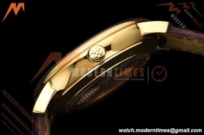 Vacheron Constantin - Patrimony 85180 YG/Brn/LE White GDF MY8215 | 바쉐론 콘스탄틴 - Patrimony 85180 YG/Brn/LE 화이트 GDF MY8215