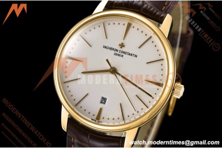 Vacheron Constantin - Patrimony 85180 YG/Brn/LE White GDF MY8215 | 바쉐론 콘스탄틴 - Patrimony 85180 YG/Brn/LE 화이트 GDF MY8215