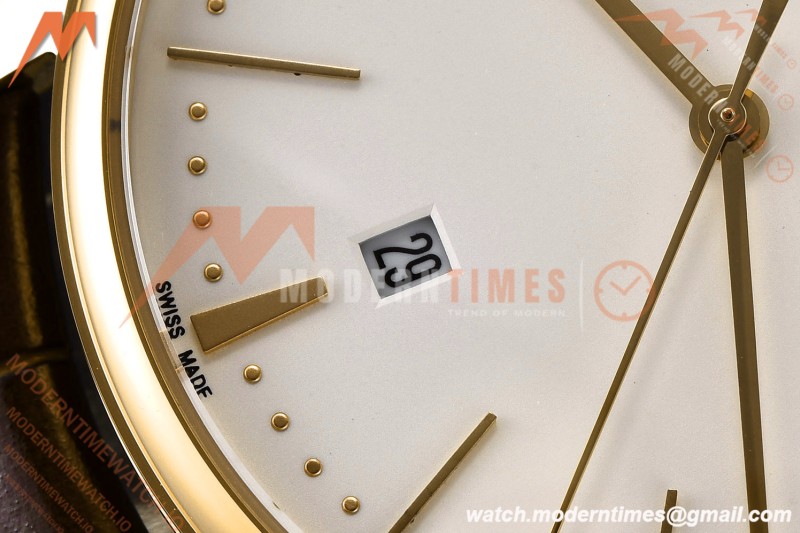 Vacheron Constantin - Patrimony 85180 YG/Brn/LE White GDF MY8215 | 바쉐론 콘스탄틴 - Patrimony 85180 YG/Brn/LE 화이트 GDF MY8215