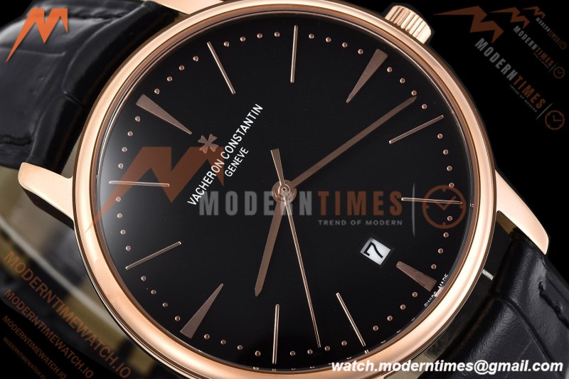 Vacheron Constantin - Patrimony 85180 RG/BLK/LE Black GDF MY8215 | 바쉐론 콘스탄틴 - Patrimony 85180 RG/BLK/LE 블랙 GDF MY8215