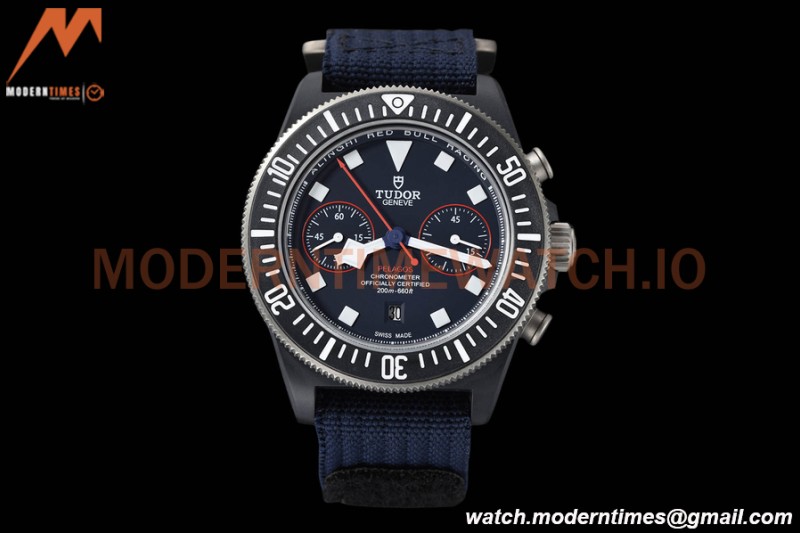 Tudor - Pelagos FXD Chrono 25807KN 43mm Alinghi Red Bull TI/NY Blue M+F A7750