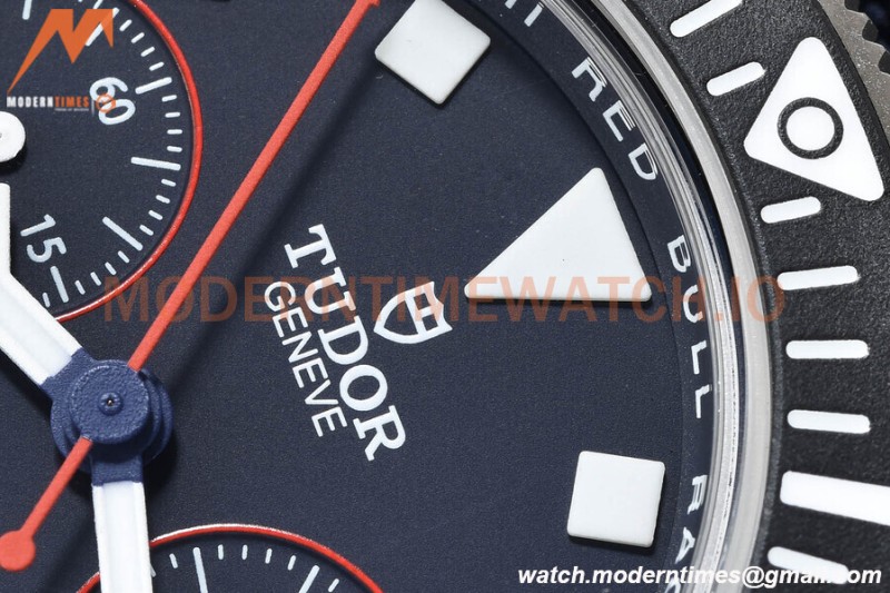 Tudor - Pelagos FXD Chrono 25807KN 43mm Alinghi Red Bull TI/NY Blue M+F A7750