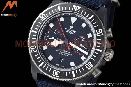Tudor - Pelagos FXD Chrono 25807KN 43mm Alinghi Red Bull TI/NY Blue M+F A7750