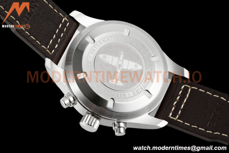 IWC - Pilots Chrono Spitfire IW387903 SS/LE Blk/Num ZF V2 A7750