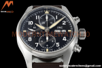 IWC - Pilots Chrono Spitfire IW387903 SS/LE Blk/Num ZF V2 A7750