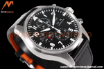 IWC - Pilots Chrono IW377709 SS/LE Blk/Num ZF V2 A7750