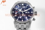 IWC - Pilots Chrono "Le Petit Prince” IW377717 SS/SS Blue/Num ZF V2 A7750