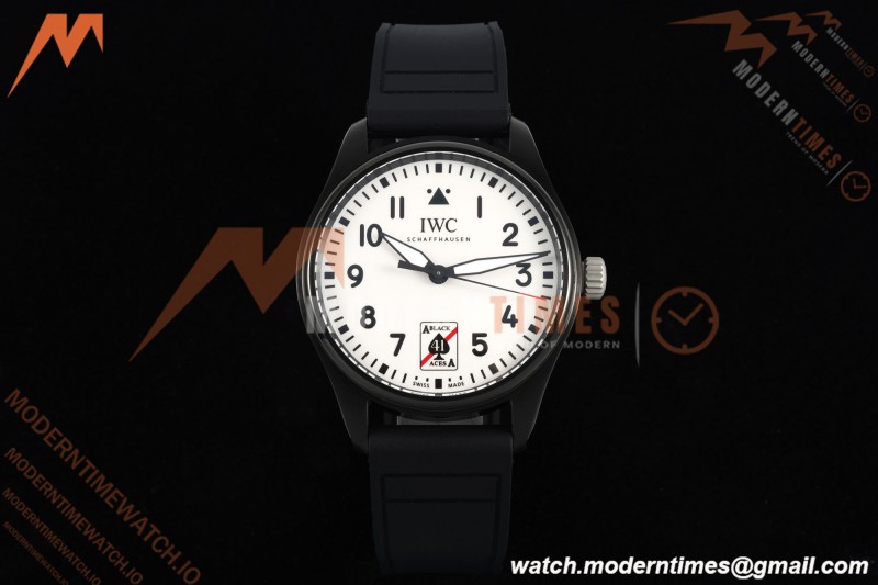 IWC - Pilots 41mm Automatic IW326905 Black Aces PVD/RU Full Lumed White Dial BLSF MY9015 | IWC - 파일럿 41mm 오토매틱 IW326905 블랙 에이스 PVD/RU 풀 루미네이팅 화이트 다이얼 BLSF MY9015
