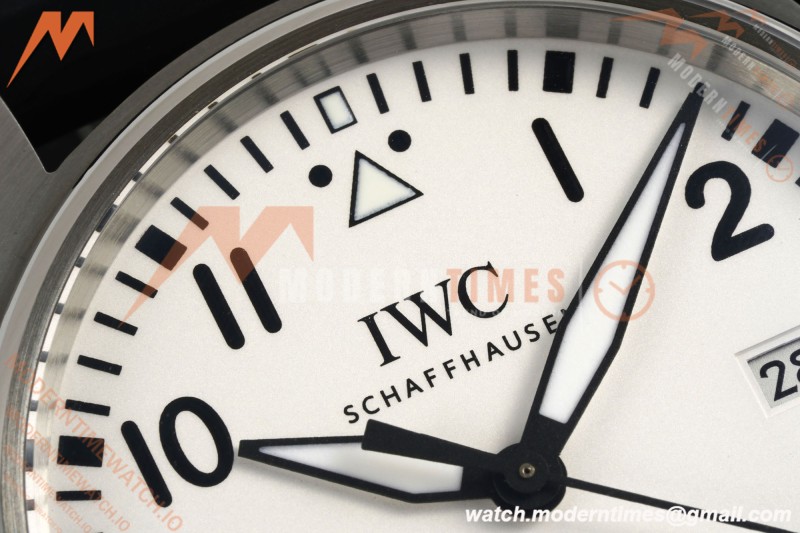 IWC - Mark XVIII 40mm Automatic IW327012 Pilots SS/RU Wht/Num BLSF MY9015