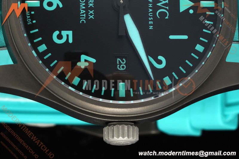 IWC - Mark XX 40mm Automatic IW328210 Pilots PVD/RU Blk/Num BLSF MY9015