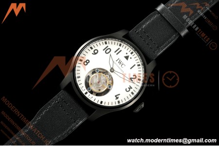 IWC - Big Pilots 43mm Le Petit Prince PVD/LE White Dial RMSF Tourbillon | IWC - 빅 파일럿 43mm 르 쁘띠 프린스 PVD/LE 화이트 다이얼 RMSF 뚜르비옹