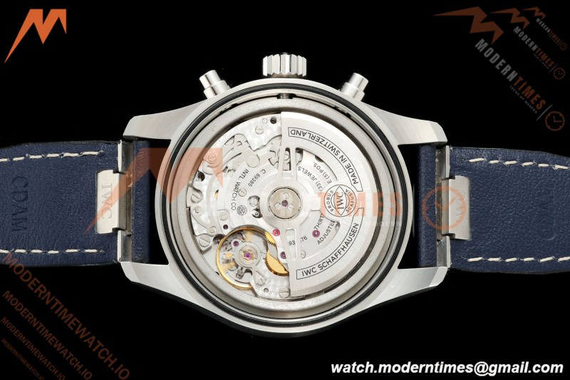 IWC - Pilots Chrono IW388101 41mm SS/LE Blue/Num APSF Cal. 69385 Mod