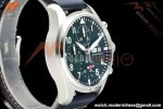 IWC - Pilots Chrono IW388103 41mm SS/LE Grn/Num APSF Cal. 69385 Mod