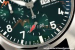 IWC - Pilots Chrono IW388103 41mm SS/LE Grn/Num APSF Cal. 69385 Mod