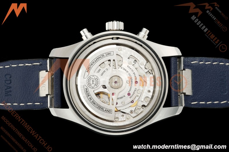 IWC - Pilots Chrono IW388103 41mm SS/LE Grn/Num APSF Cal. 69385 Mod