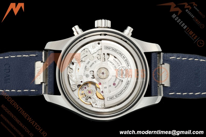 IWC - Pilots Chrono IW388103 41mm SS/LE Grn/Num APSF Cal. 69385 Mod