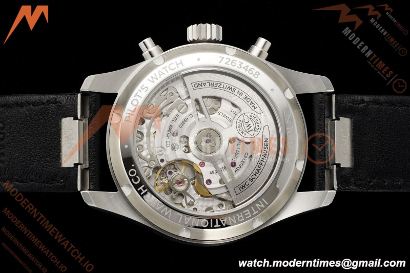 IWC - Pilots Chrono IW388111 41mm SS/LE Blk/Num APSF Cal. 69385 Mod