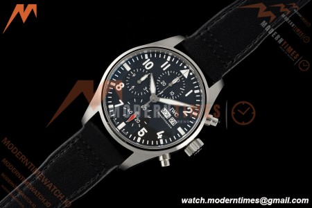 IWC - Pilots Chrono IW388111 41mm SS/LE Blk/Num APSF Cal. 69385 Mod