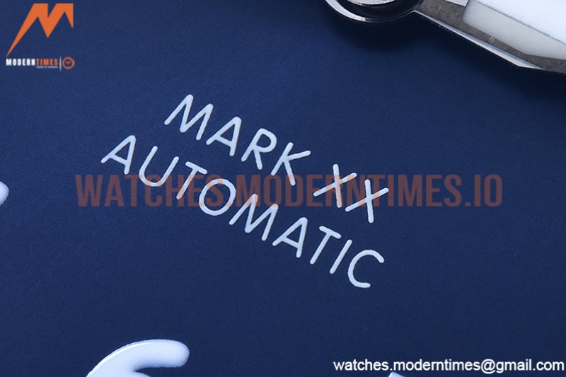 IWC - Mark XX IW328203 Brn SS/LE Blue YBF MY9015