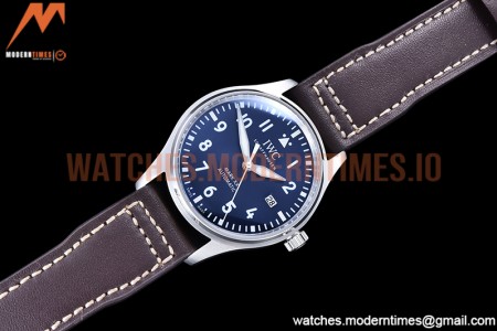IWC - Mark XX IW328203 Brn SS/LE Blue YBF MY9015
