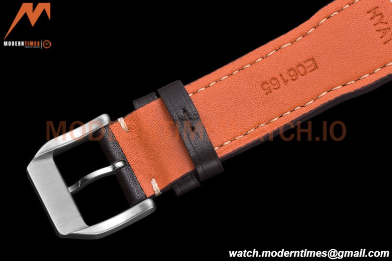 IWC - Mark XVIII 40mm Pilots Automatic SS/LE Brown GDF MY8215