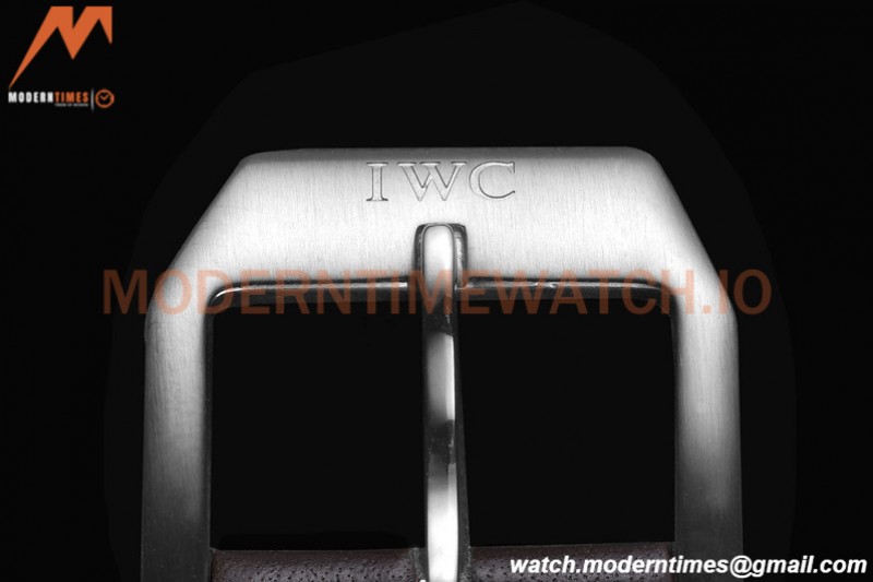 IWC - Mark XVIII 40mm Pilots Automatic SS/LE Brown GDF MY8215